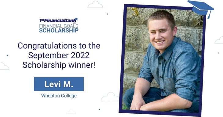 September 2022 1FBUSA Scholarship Winner- Levi M.