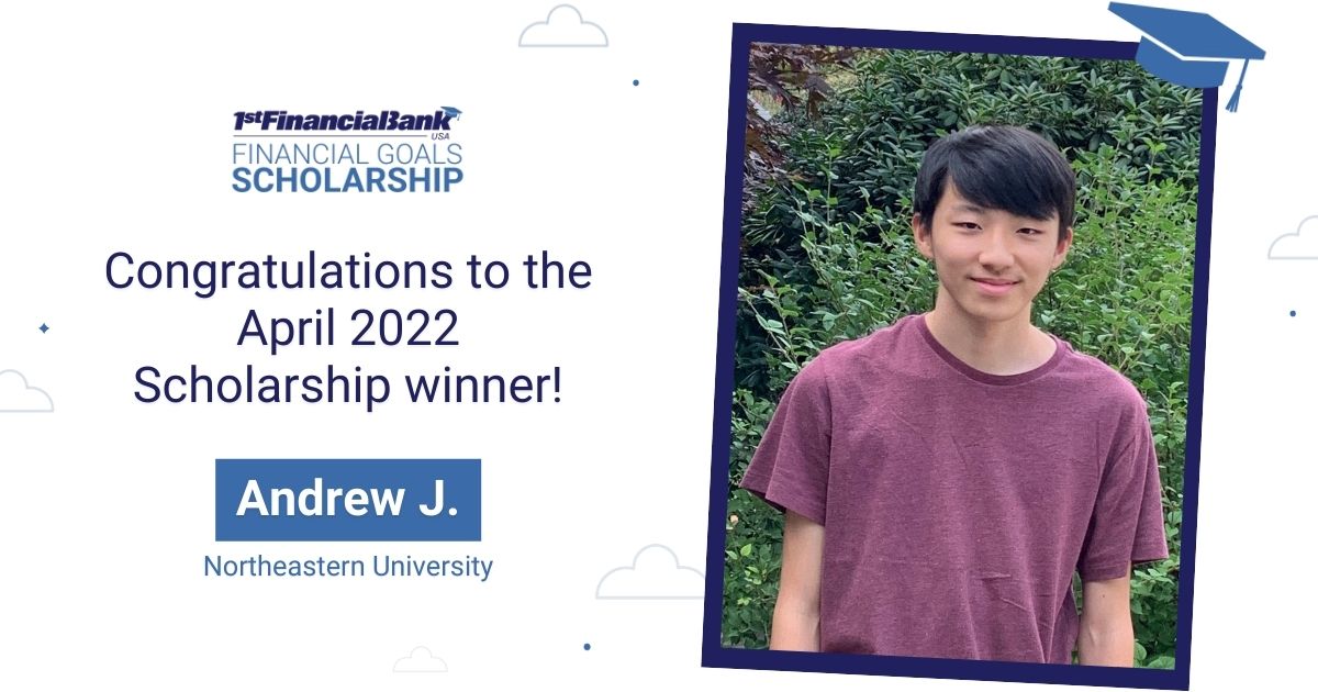 April 2022 1FBUSA Scholarship Winner- Andrew