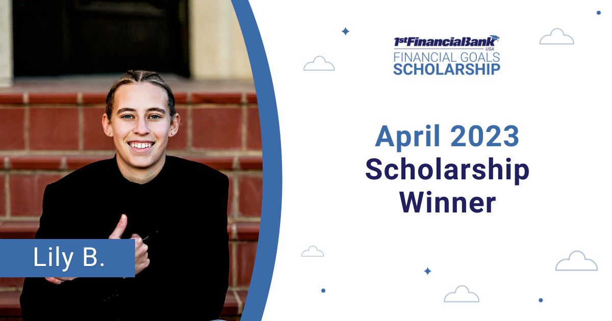 April 2023 1FBUSA Scholarship Winner- Lily B.