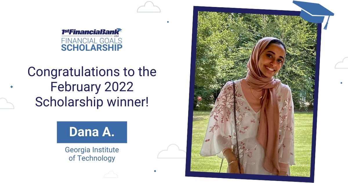 February 2022 1FBUSA Scholarship Winner- Dana