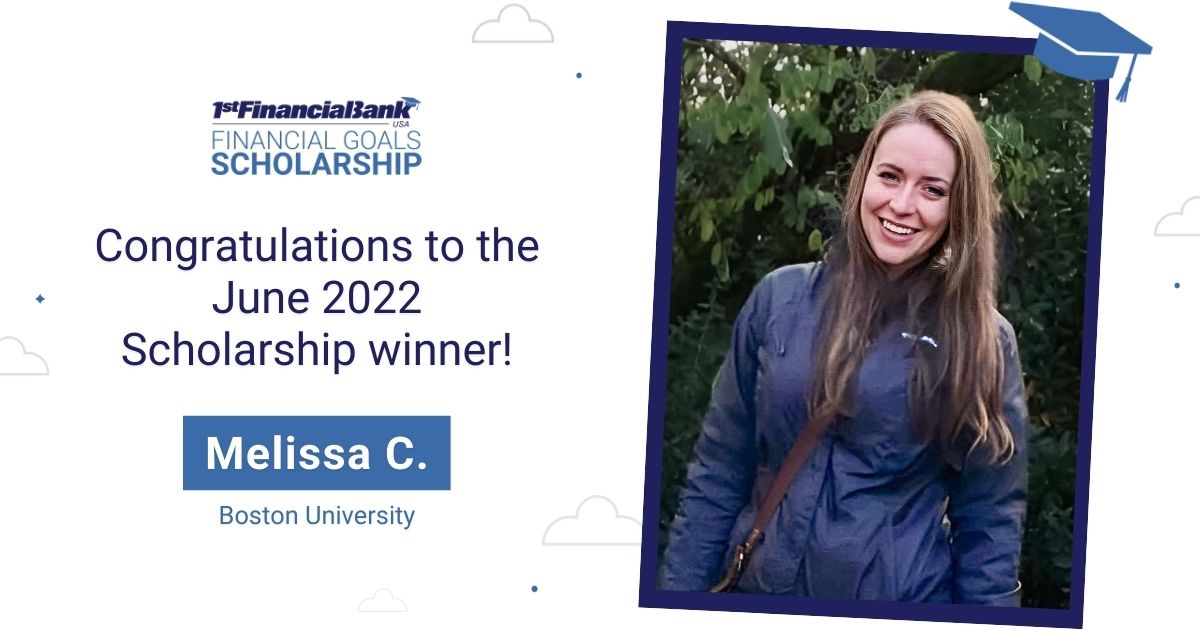 June 2022 1FBUSA Scholarship Winner- Melissa C.