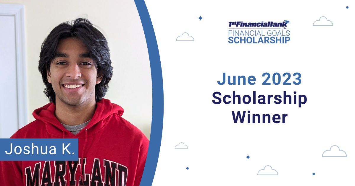 June 2023 1FBUSA Scholarship Winner- Joshua K.